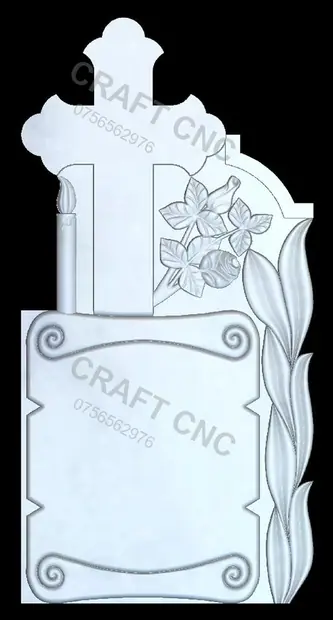 Semitrifoi cu papirus — model CNC