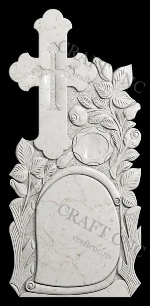 Cruce cu papirus și copac — model CNC