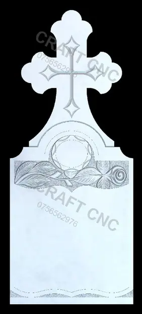 Cruce cu carte și trepte — model CNC