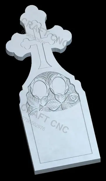 Semitrifoi cu 2 poze — model CNC