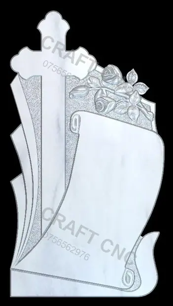 Cruce cu papirus — model CNC
