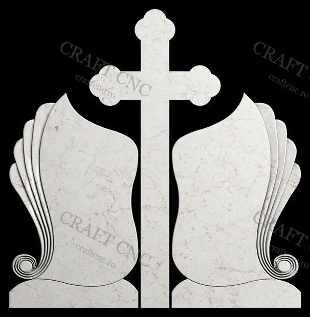 Model dublu cu raze — model CNC