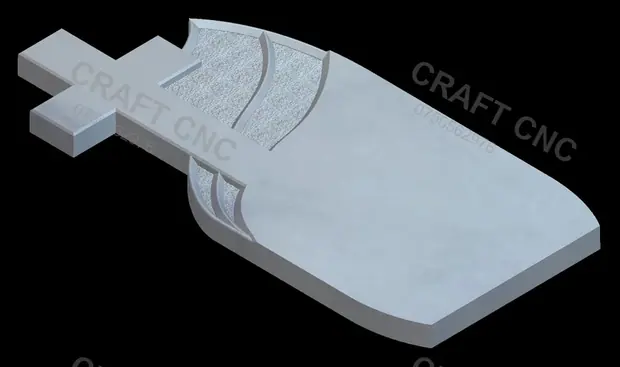 Cruce dreapta cu raze — miniatură 2