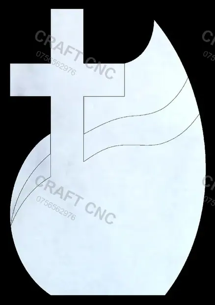 Ou cu cap drept — model CNC