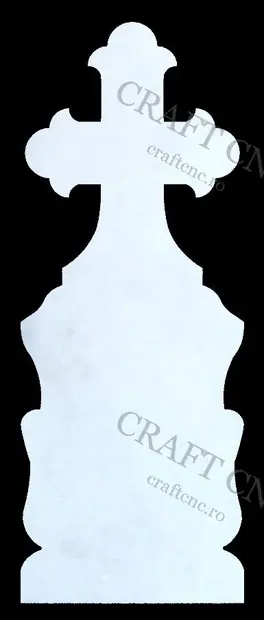 Contur cruce — model CNC
