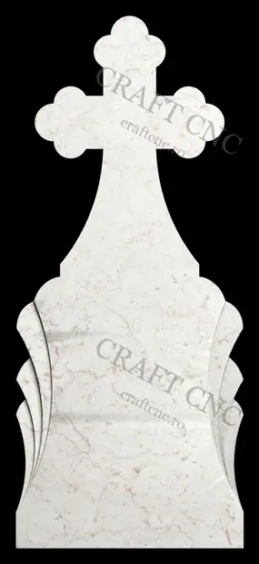 Stele cross - 600x1400x85.mm — model CNC