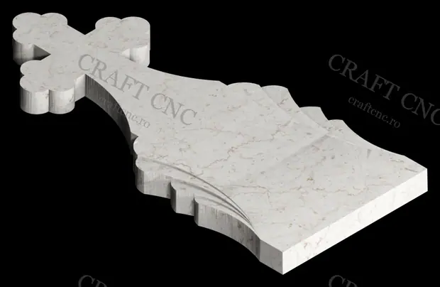 Stele cross - 600x1400x85.mm — miniatură 2