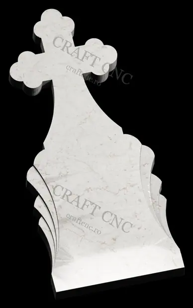 Stele cross - 600x1400x85.mm — miniatură 3