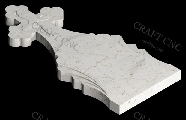 Stele cross - 600x1400x85.mm — miniatură 2