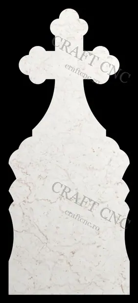 Stele cross - 600x1400x85.mm — model CNC