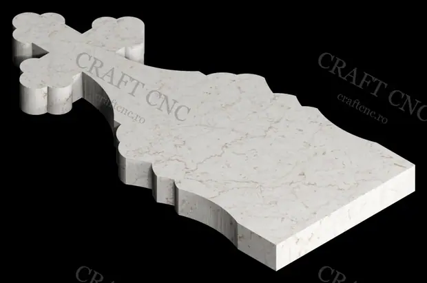 Stele cross - 600x1400x85.mm — miniatură 2