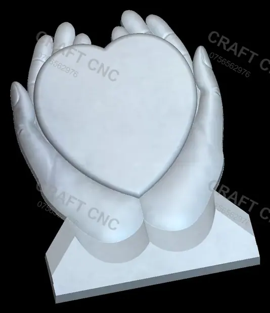 Monument cu mâini și inimă — miniatură 3