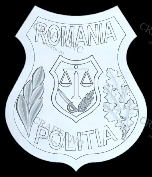 Sigla politia — model CNC