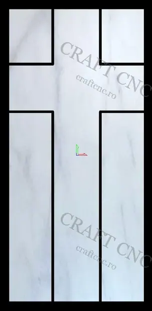 Cruce (troita) — model CNC