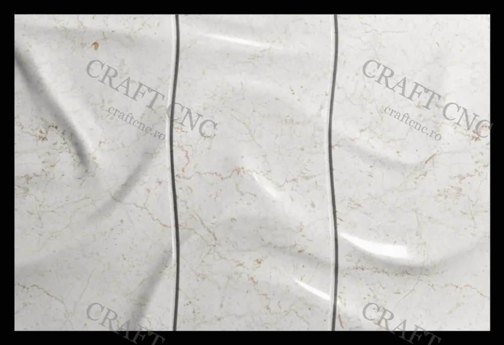 Drapel — model CNC 3D pentru marmură și granit