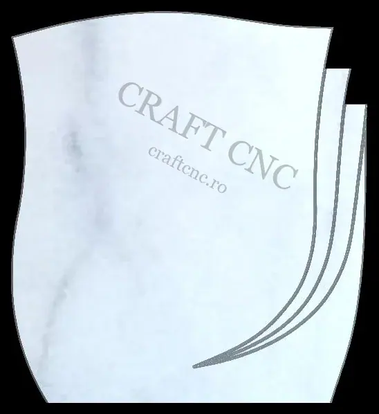 Monument cu raze — model CNC