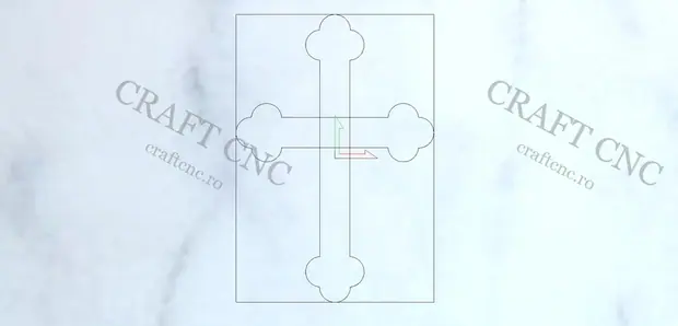 Cruciulita 1 trifoi — model CNC
