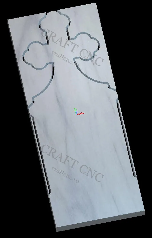 A16B - ortodox - 600x1200x60mm (marmura) — model CNC 3D pentru marmură și granit