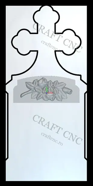Trandafir - A16C — model CNC