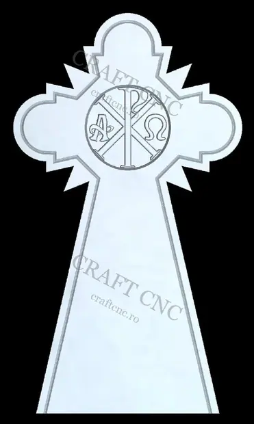 Cruce biserica — model CNC