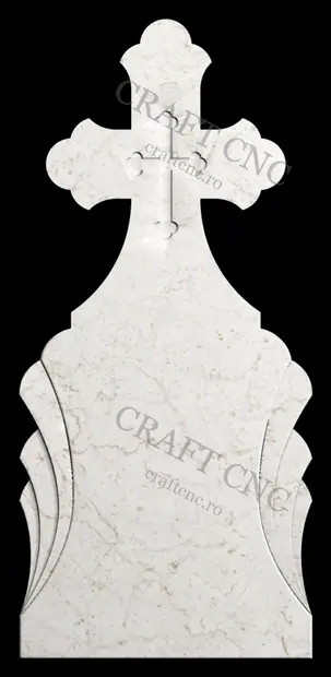 Cruce cu raze — model CNC