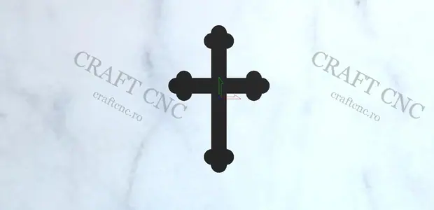 Cruciulita 1 trifoi — model CNC