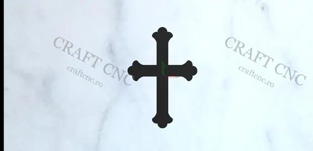 Cruciulita 2 semitrifoi — model CNC