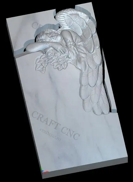 (Dreapta) monument cu înger — miniatură 3