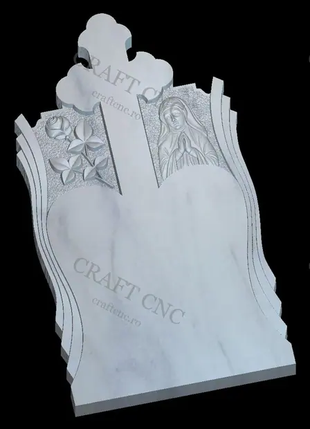 Monument cu trandafir și maica — miniatură 3