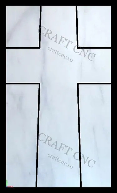 Cruce dreapta — model CNC