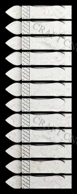 12 lumânări — model CNC