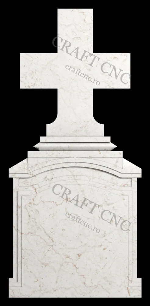 Cruce dreapta cu trepte — model CNC, Craft CNC