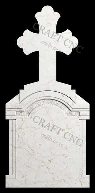 Cruce semitrifoi cu trepte — model CNC