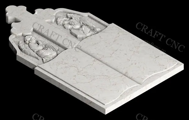 Monument cu carte și îngerași 21 — miniatură 2