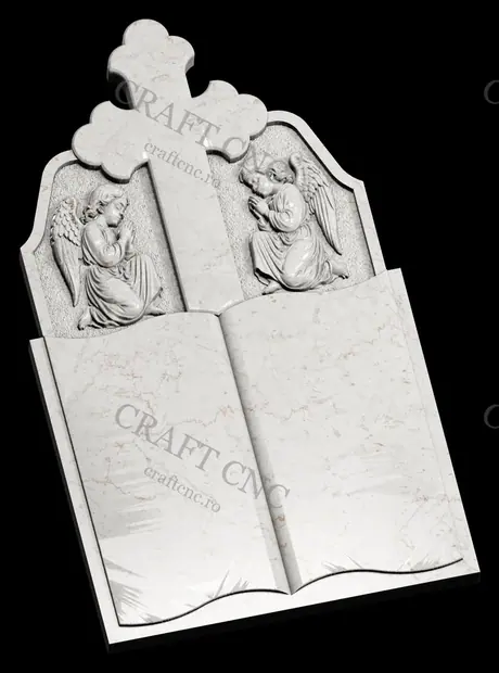 Monument cu carte și îngerași 21 — miniatură 3