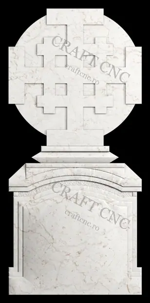 Cruce Ierusalim — model CNC