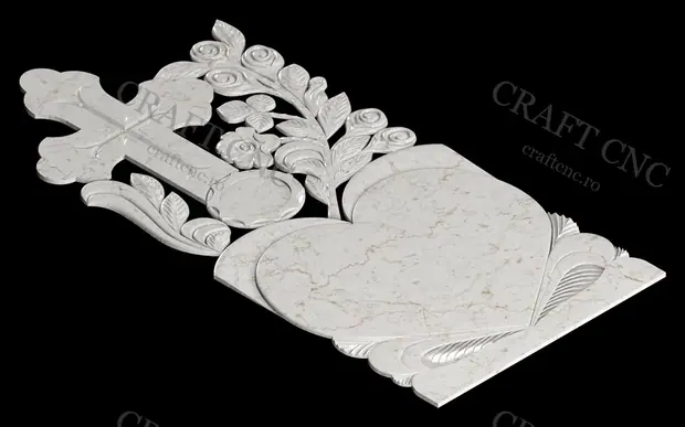 Semitrifoi cu frunze și inimă - 60x130x6cm și 8cm — miniatură 2