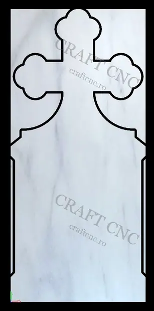 Ortodox 3 cu cap trifoi — model CNC