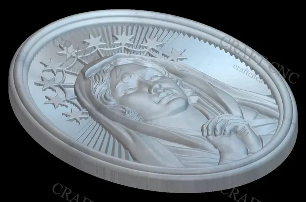 Medalion maica cu stelute — miniatură 2