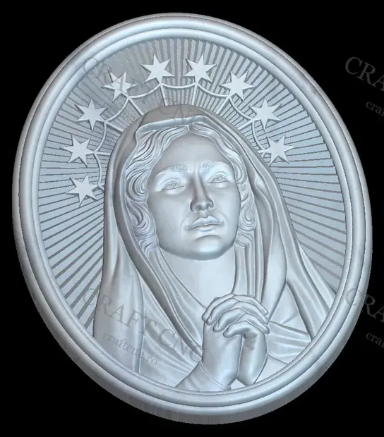Medalion maica cu stelute — miniatură 3