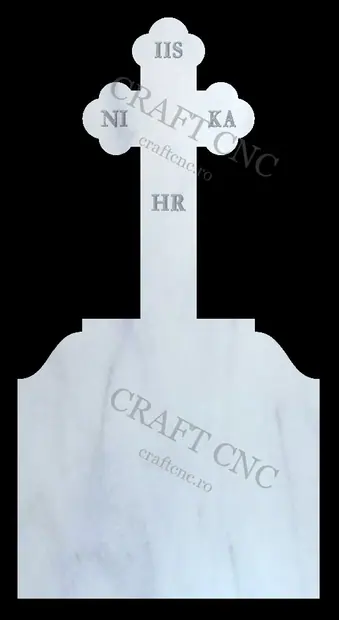 Cruce trifoi si postament — model CNC