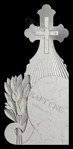 Semitrifoi cu buchet — model CNC