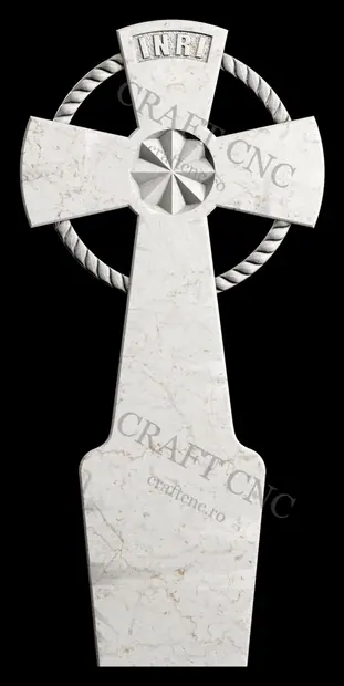 Cruce celtică cu sfoară — model CNC