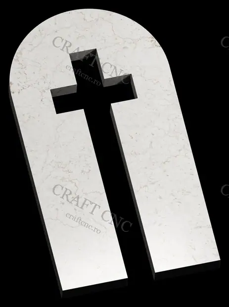 Monument cu boltă și cruce decupată — miniatură 3